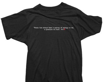 Hunter S Thompson T Shirt Music is Fuel T Shirt Offiziell lizenziert