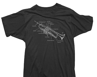 Miles Davis Herren T-Shirt - Trompete Teile Tee - offiziell lizenziert