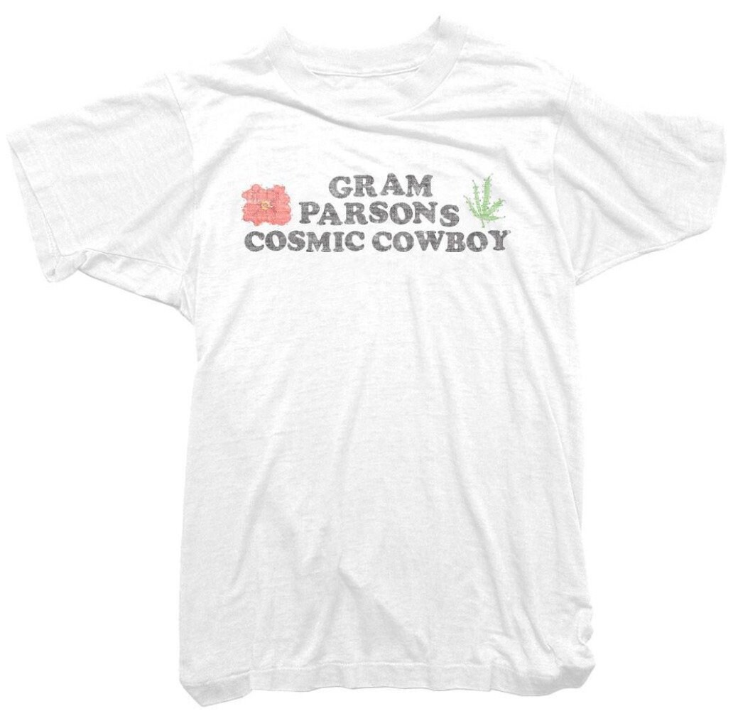 Image of Gram Parsons T-Shirt - Cosmic Cowboy Tee Mens