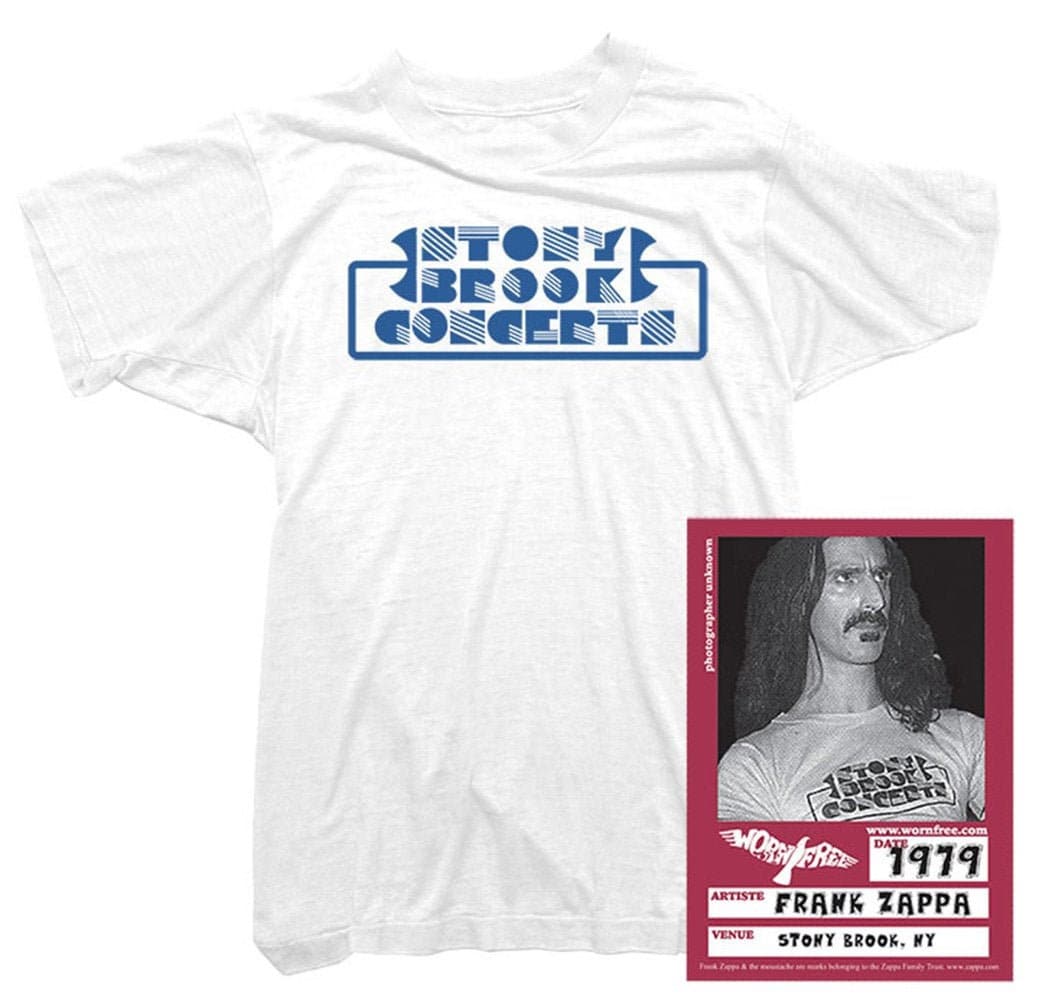 Image of Frank Zappa T-Shirt - Stony Brook Tee Worn By Mens