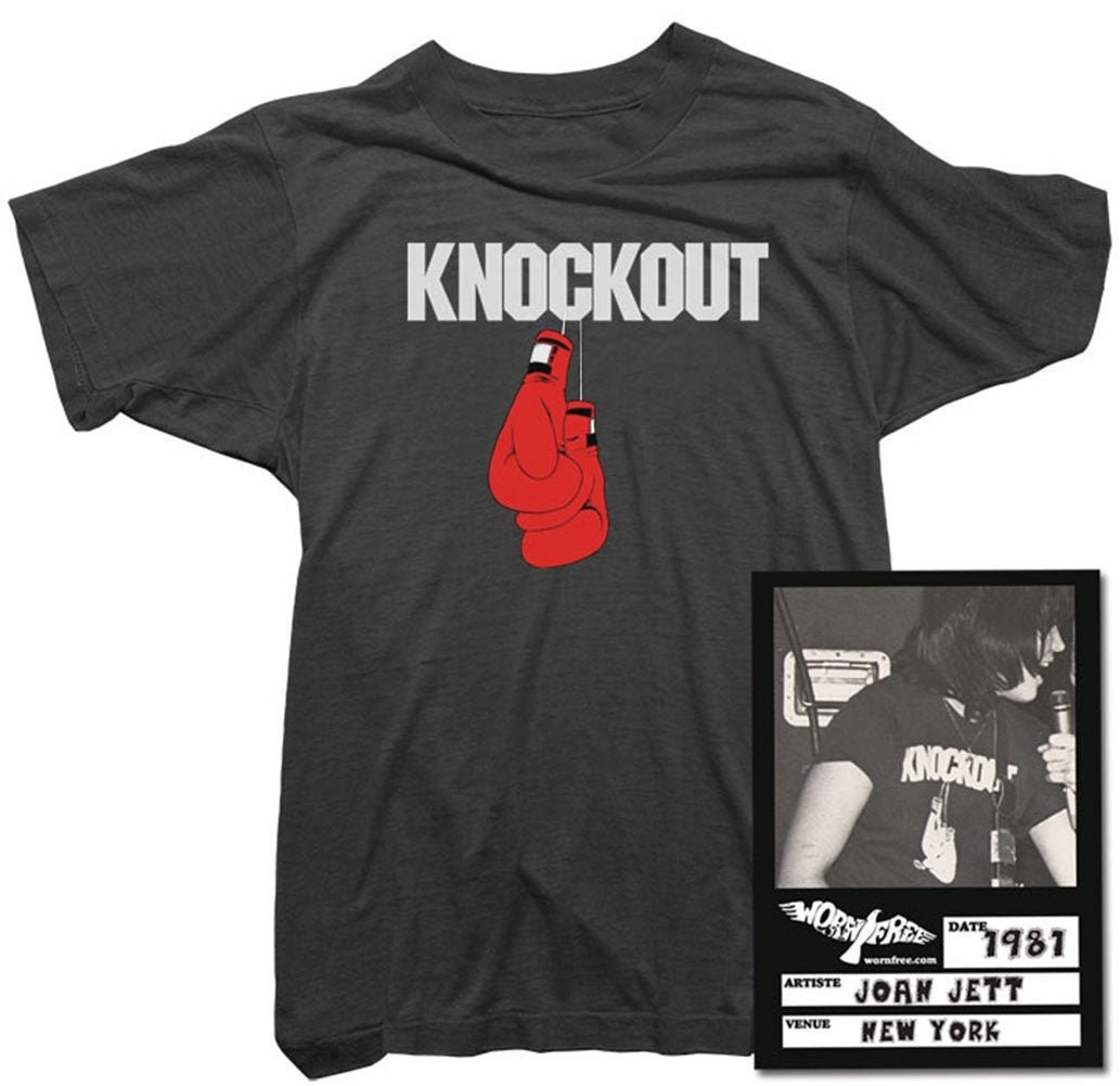 Image of Joan Jett T-Shirt - Knockout Tee Worn By Mens