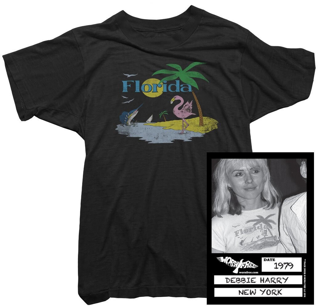 Image of Blondie T-Shirt - Florida Tee Worn By Debbie Harry Mens