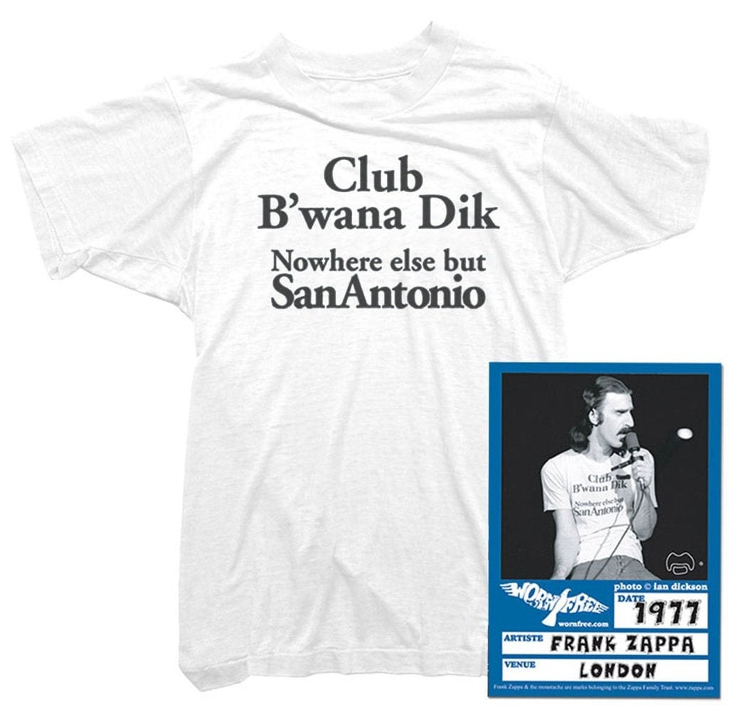 Image of Frank Zappa T-Shirt - B'wana Dik Tee Worn By Mens