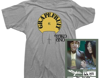 ジョン・レノン グレープフルーツTシャツ – 公式ライセンス
