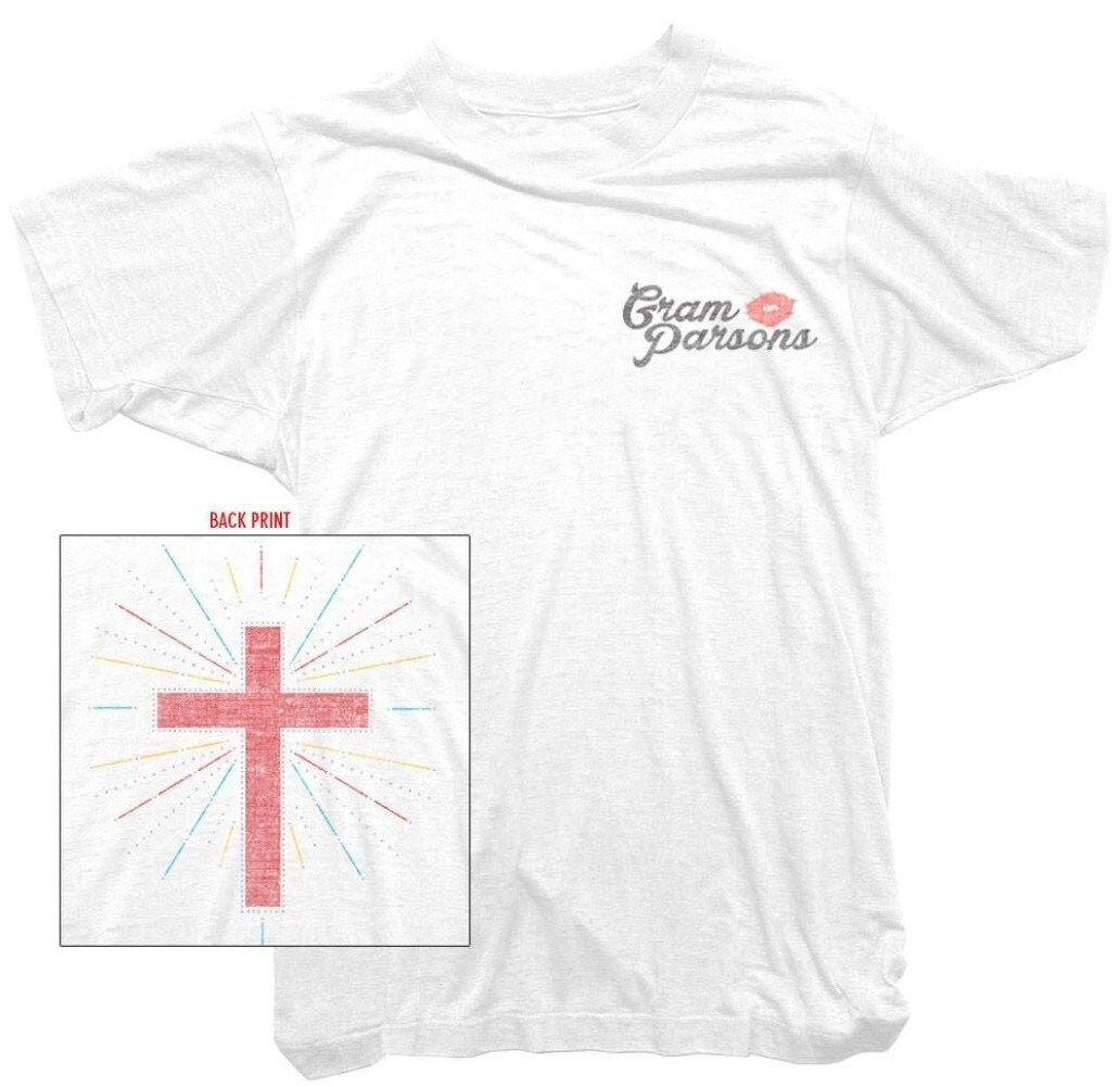 Image of Gram Parsons T-Shirt - Cross Tee Mens
