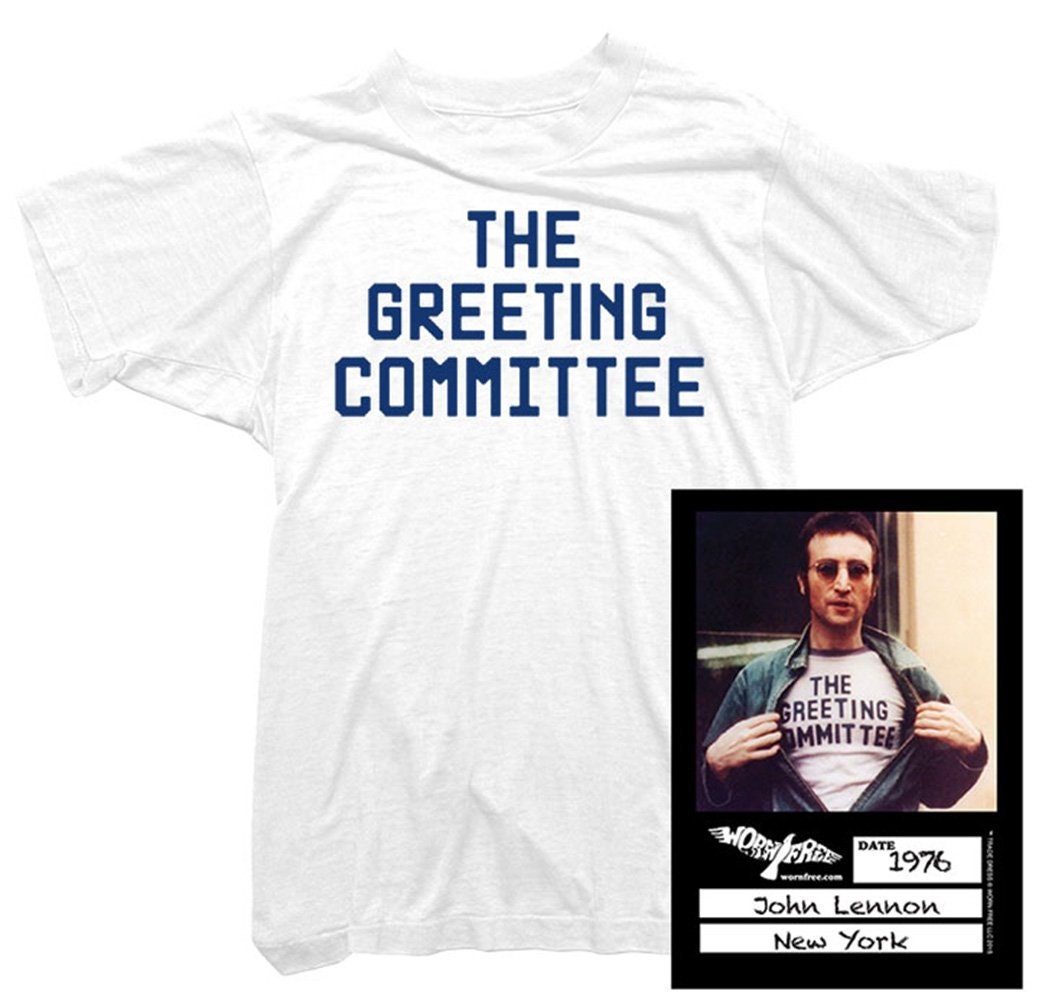 Image of John Lennon T-Shirt - The Greeting Committee Tee Mens