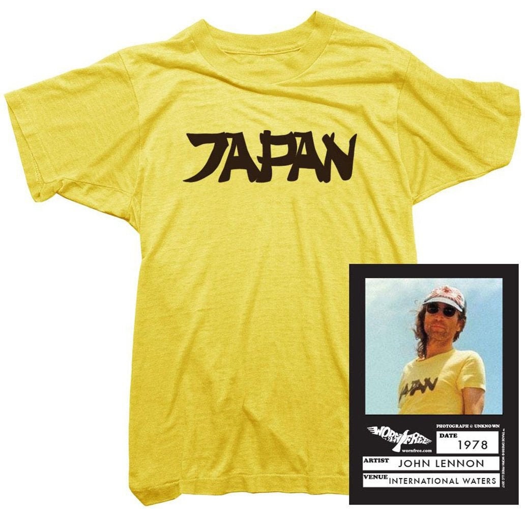 Image of John Lennon T-Shirt - Japan Tee Worn By Mens