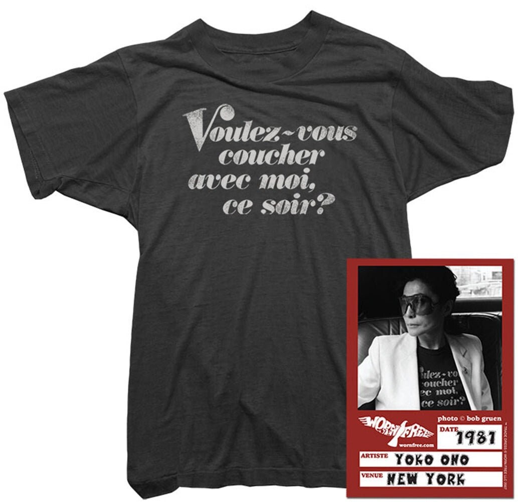 Yoko Ono / オノ・ヨーコ [Worn Free] Yoko Ono / Voulez Vous V-Neck Tee (Peach) (Womens) il_fullxfull.3829012652_f6v0.jpg
