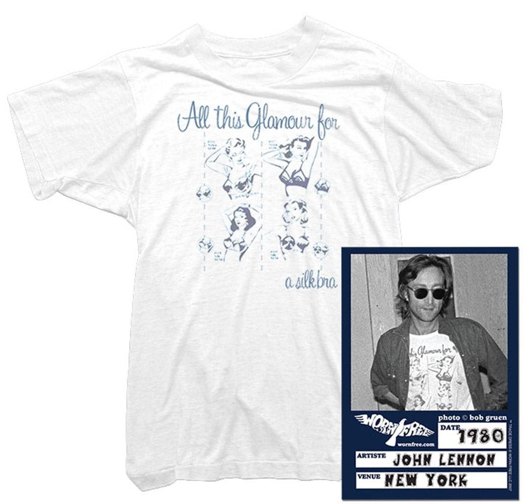 john lennon owned and worn shirt