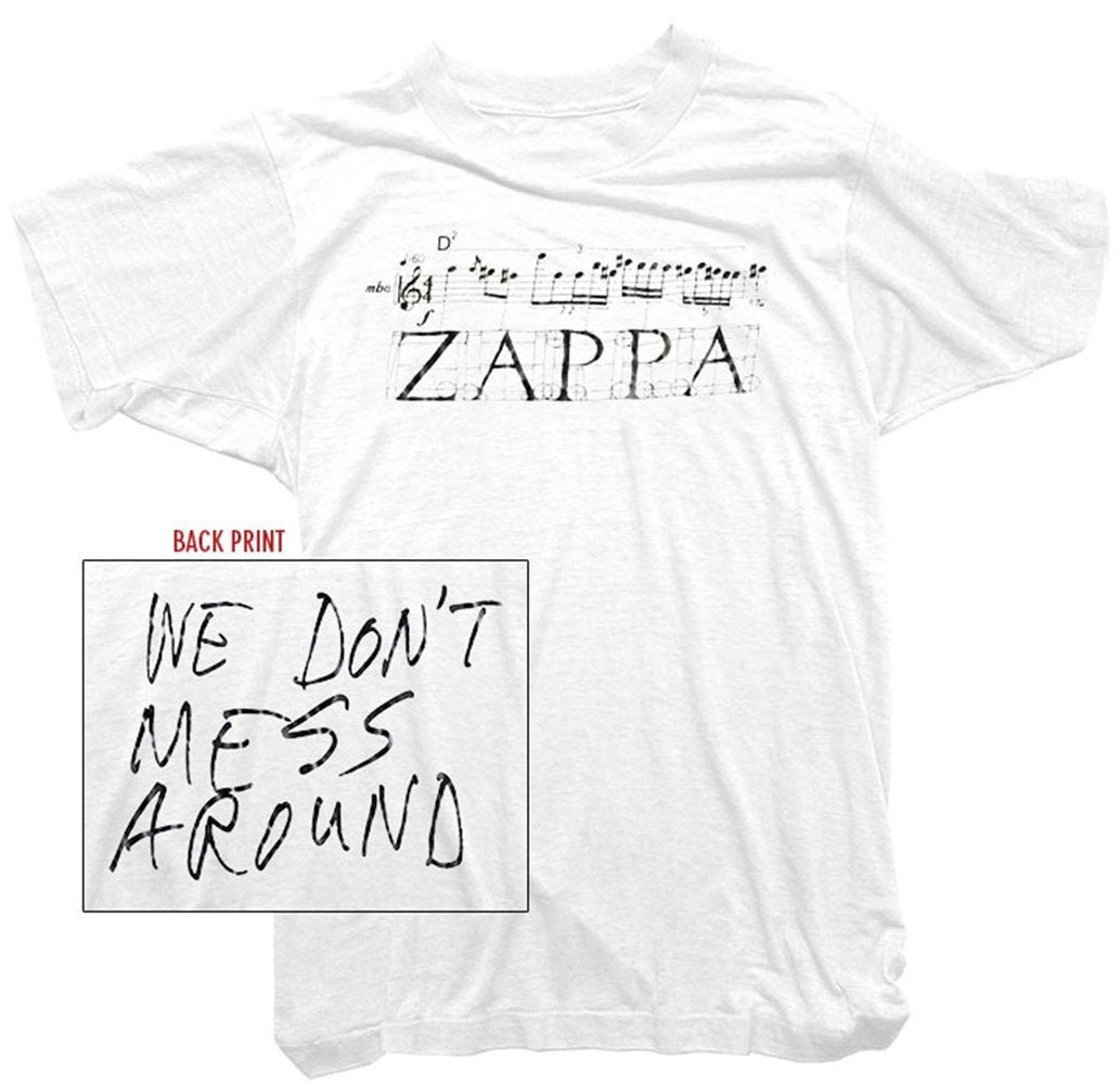 Frank Zappa Mens T shirt We Don t Mess Around Tee Officially Licensed Etsy Ireland