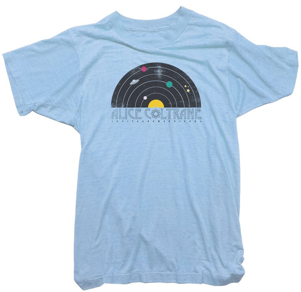 Image of Alice Coltrane T-Shirt - Space Vinyl Tee