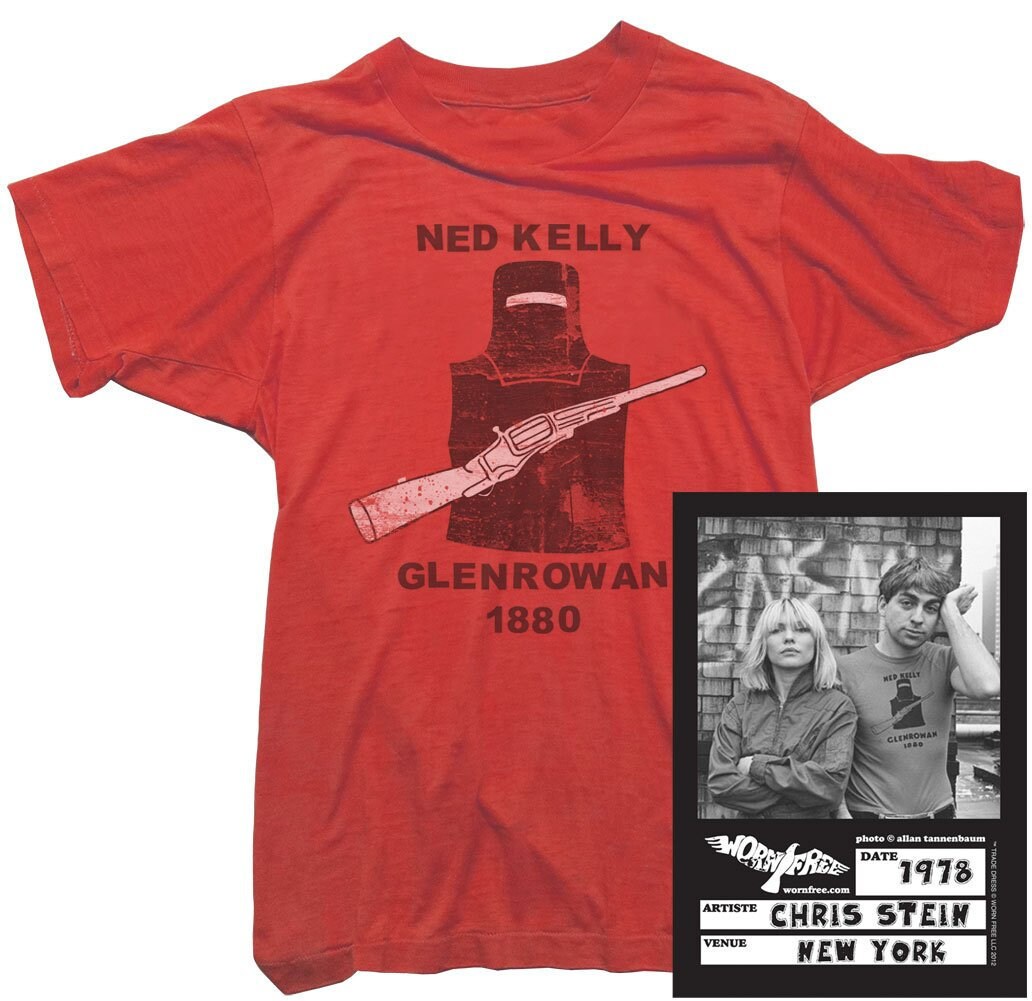 Image of Blondie T-Shirt - Ned Kelly Tee Worn By Chris Stein Mens