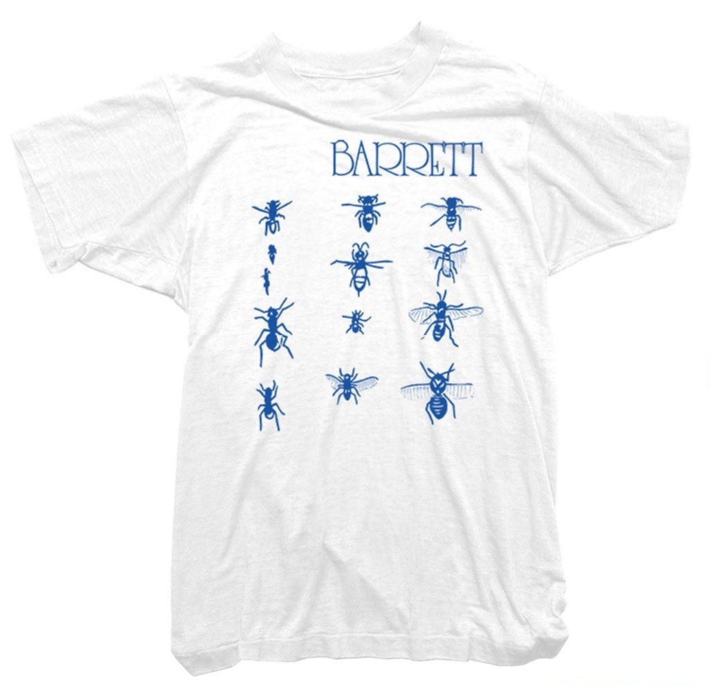 Pink Floyd Mens T-shirt - Syd Barrett Bugs Tee - Officially Pink Floyd Mens T-shirt - Syd Barrett Bugs Tee - Officially