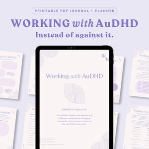 AuDHD-guidad arbetsbok för sent diagnostiserad autism och ADHD: Resan mot att övervinna uppgiftsförlamning, hantera autistisk utbrändhet och maskering på jobbet