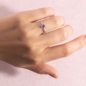 Dainty Oval Cut Ring