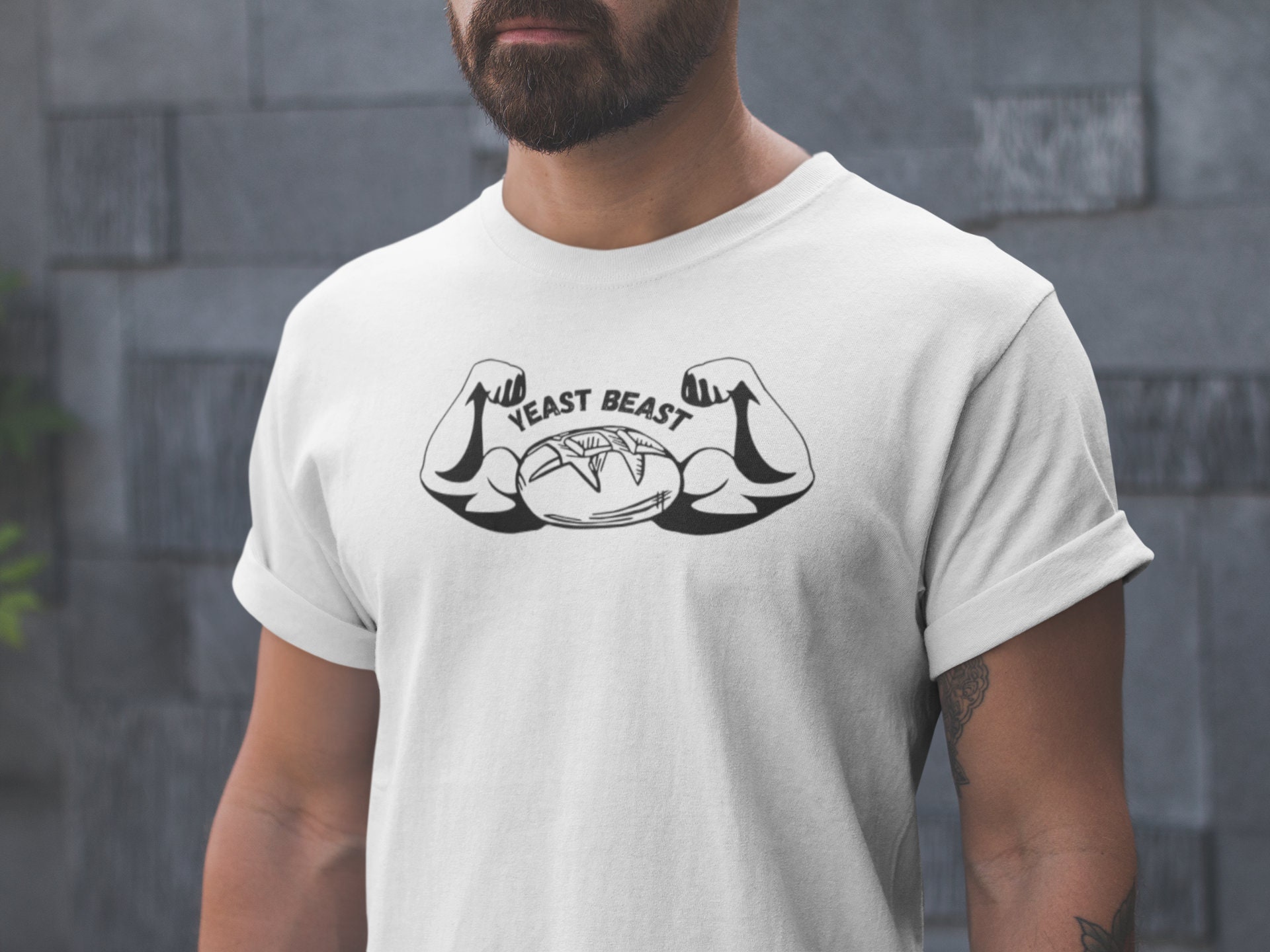 Yeast Beast Sourdough Bread Baker T-Shirt: Funny Baking Gift
