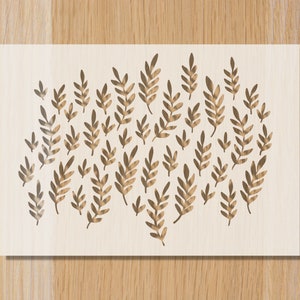 Foliage Sourdough Bread Stencil: Reusable Baking Decoration