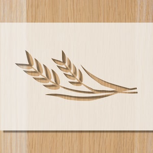 Sourdough Bread Stencil Wheat Stalk Baking Stencil Bread Decoration Sourdough  Stencil Suitable for Bread Cakes and Cookies Baking Gift 