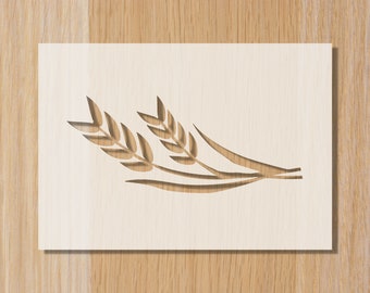 Sourdough Bread Stencil Wheat Stalk Baking Stencil Bread Decoration  Sourdough Stencil Suitable for Bread Cakes and Cookies Baking Gift 