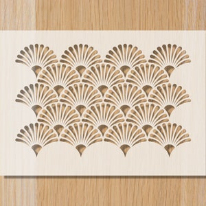 Art Deco Sourdough Bread Stencil: Reusable Baking Decoration