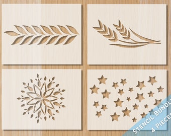 12 Pieces Stencil for Bread Artisan Bread Stencils India