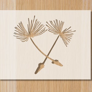Dandelion Sourdough Bread Stencil: Baking Decoration (14cmx7.5cm)
