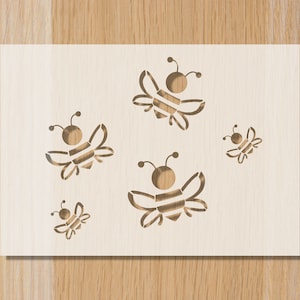 Bees Bread Stencil - Sourdough Reusable Stencil -  Baking Decoration. Suitable for Cakes and Cookies