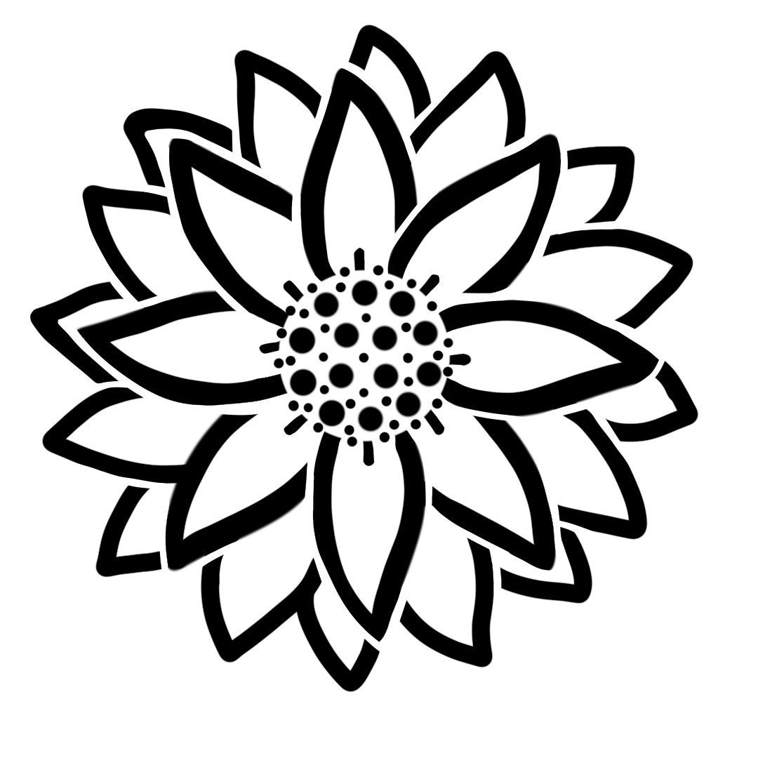 sunflower baking stencil reusable decorating stencil for etsy