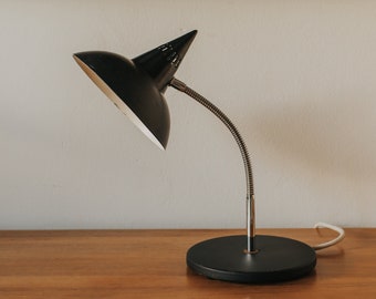 1960s - Vintage Black Small Desk Lamp