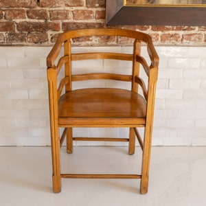 Vintage Art Deco Torck Wooden Kids Chair image 1