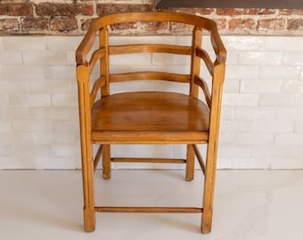 Vintage Art Deco Torck Wooden Kids Chair
