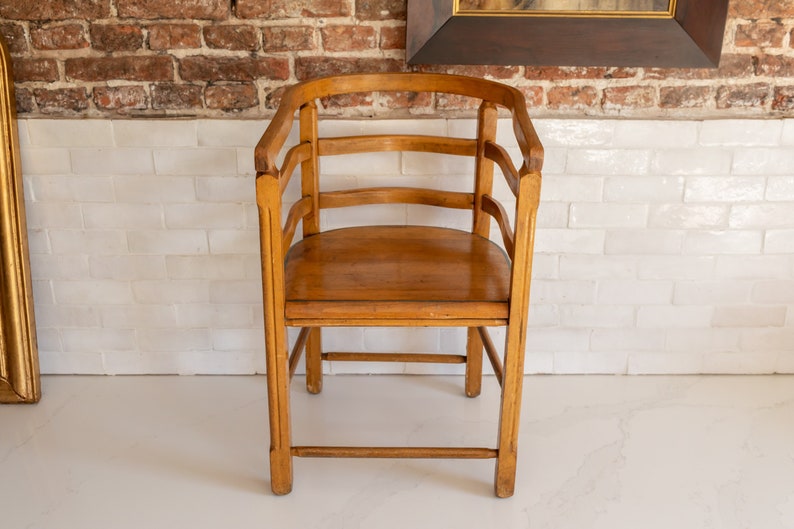 Vintage Art Deco Torck Wooden Kids Chair image 1
