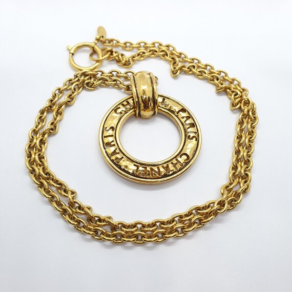SOLD vintage Chanel Paris Necklace Etsy