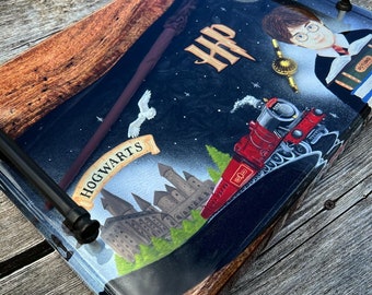 Harry Potter Epoxy Resin Serving Tray: Wizard Charcuterie Board.