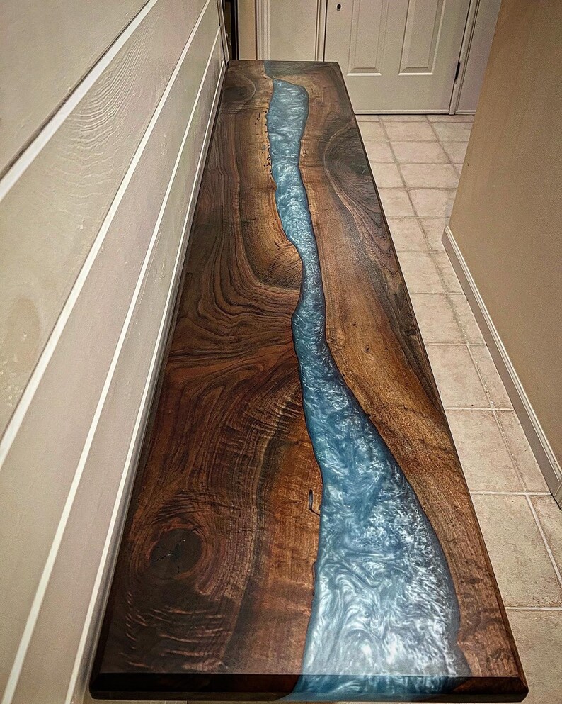 The 5 Best Epoxy Resin Live Edge Shelf Reviews 5