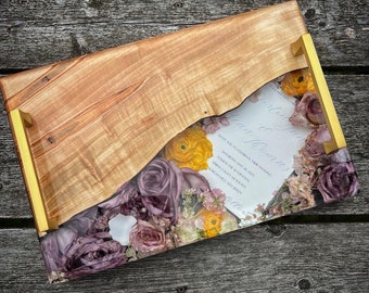 Bridal bouquet casting: Wedding Flower preservation Board ~ Wedding Art