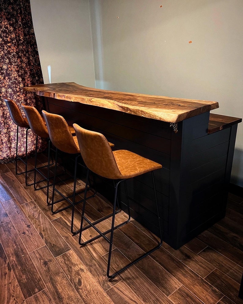 Live Edge Table Bar Top Bar Custom Bar Top Wood Bar Top Etsy