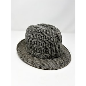 Vintage London Fog Men’s Gray Tweed Hat Vintage London Fog Men main image 3