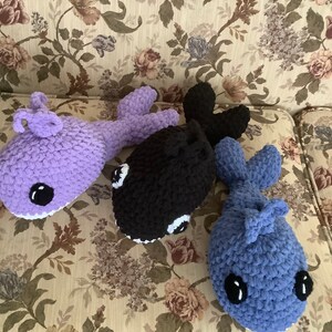 Crochet Stuffed Whale