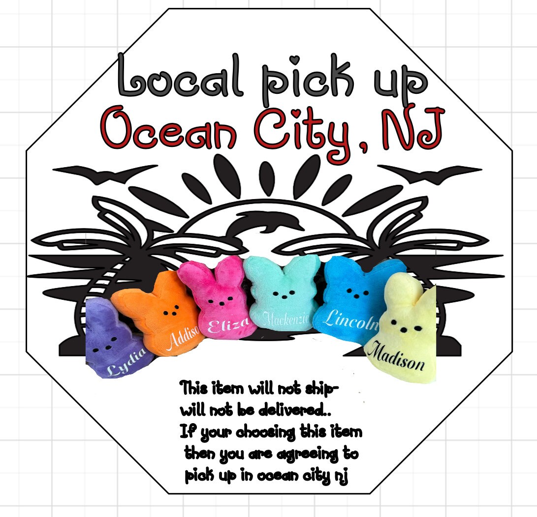 Ocean City Njlocal Pick Upporch Pick Uppeep Nooo Shippingwill Not