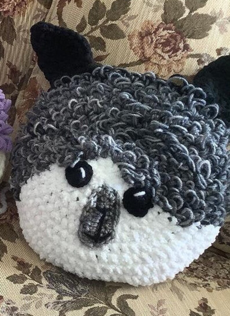 Crochet Animal Pillow Pattern Etsy