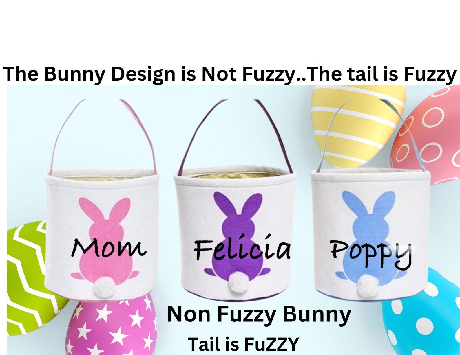 Personalized Easter Basket. Bunny Rabit Basket/easter Basket/keepsake ...