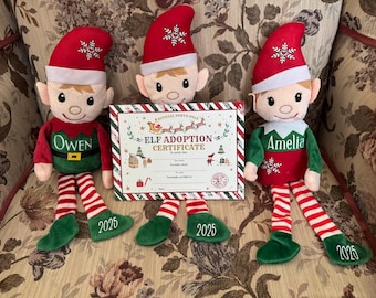 Personalized Christmas Elves | Holiday Elf Personalized With Name and ...
