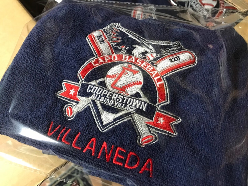 Pin Collecting Towel Cooperstown All Star Village Pin Etsy