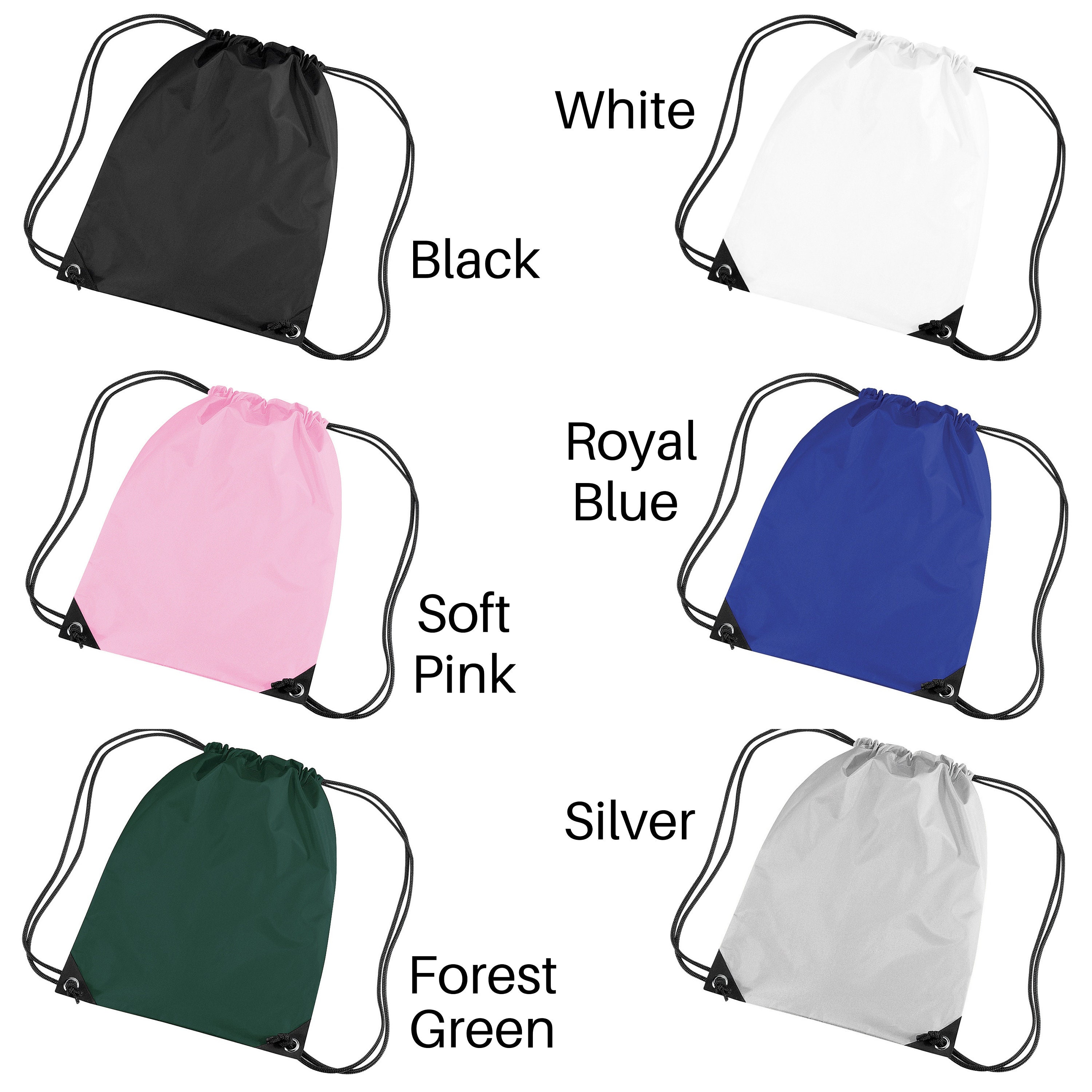 Personalised Drawstring PE Kit School Bag Football / Soccer Etsy UK