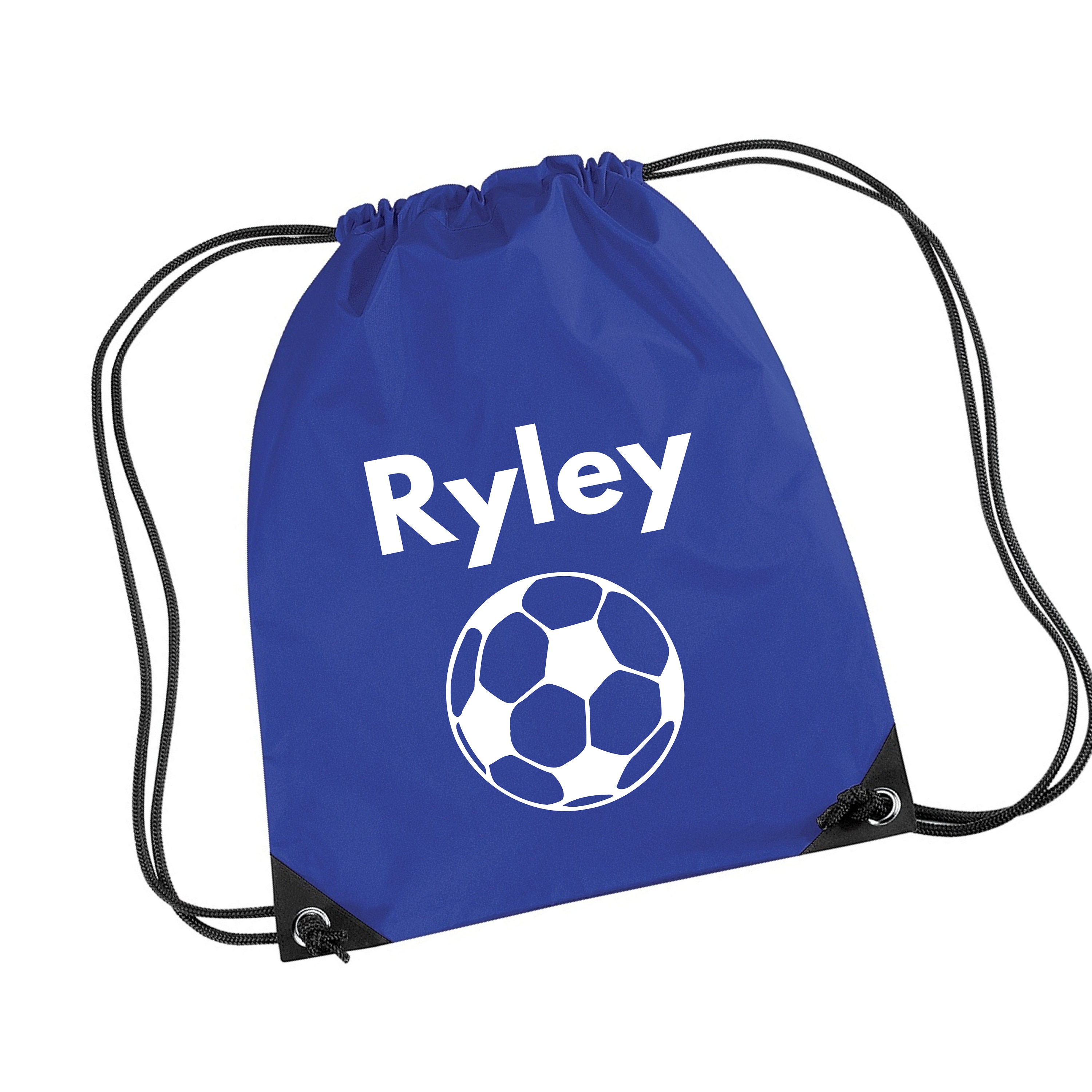 Personalised Drawstring PE Kit School Bag Football / Soccer Etsy UK