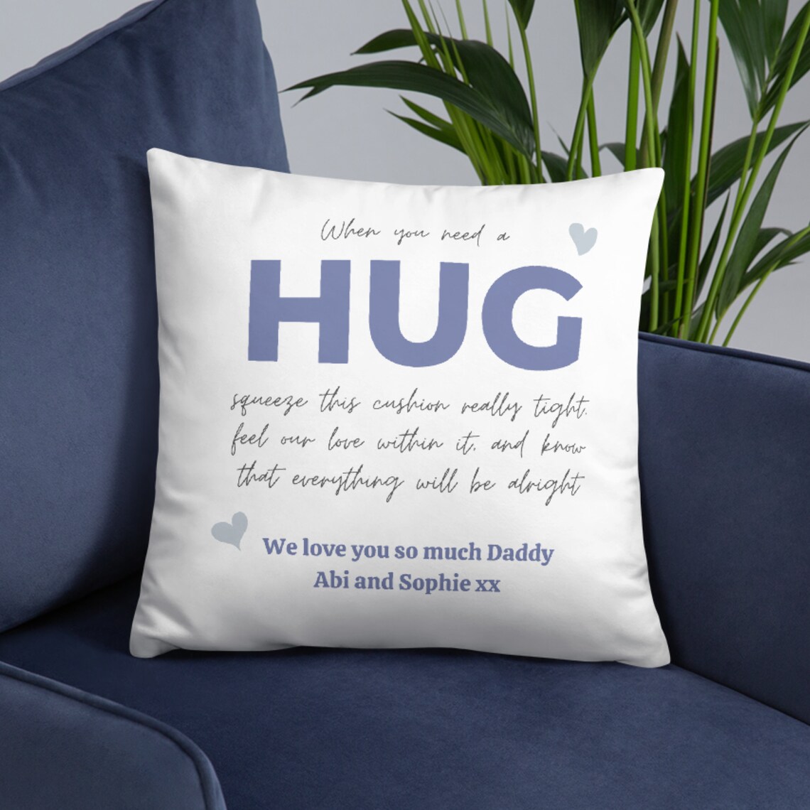 When You Need A Hug Pillow / Cushion with personalised Etsy