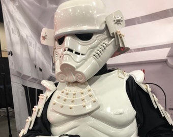 Star Wars Samurai Stormtrooper kit.  75 pcs.  ABS.  Hand sculpted not 3d printed.  Vacuumed formed parts only.