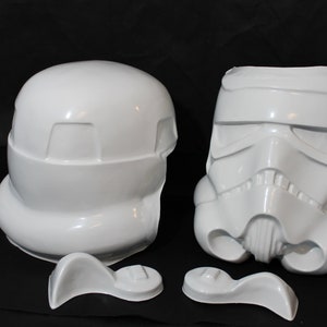 Star Wars Stormtrooper Armor kit Idealized Version Glossy ABS UV Stable. Vacuumed formed parts only. image 6