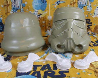 Stormtrooper Helmet "Stop That Ship" screen cast. (Polypropylene/HDPE) 3 pc kit.